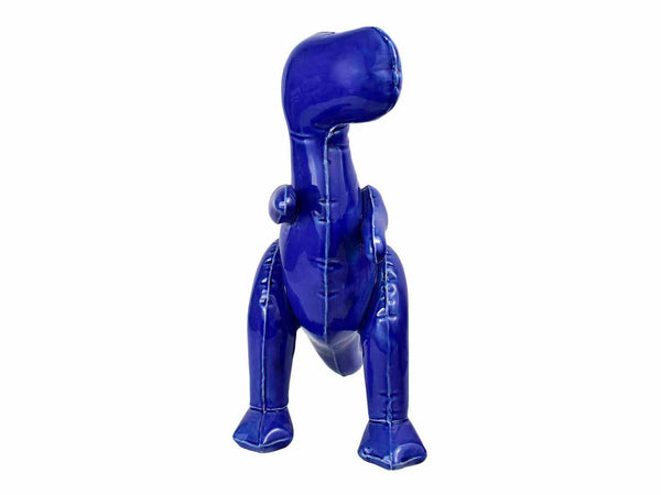 Figura De T-rex Decorativo En Color Azul